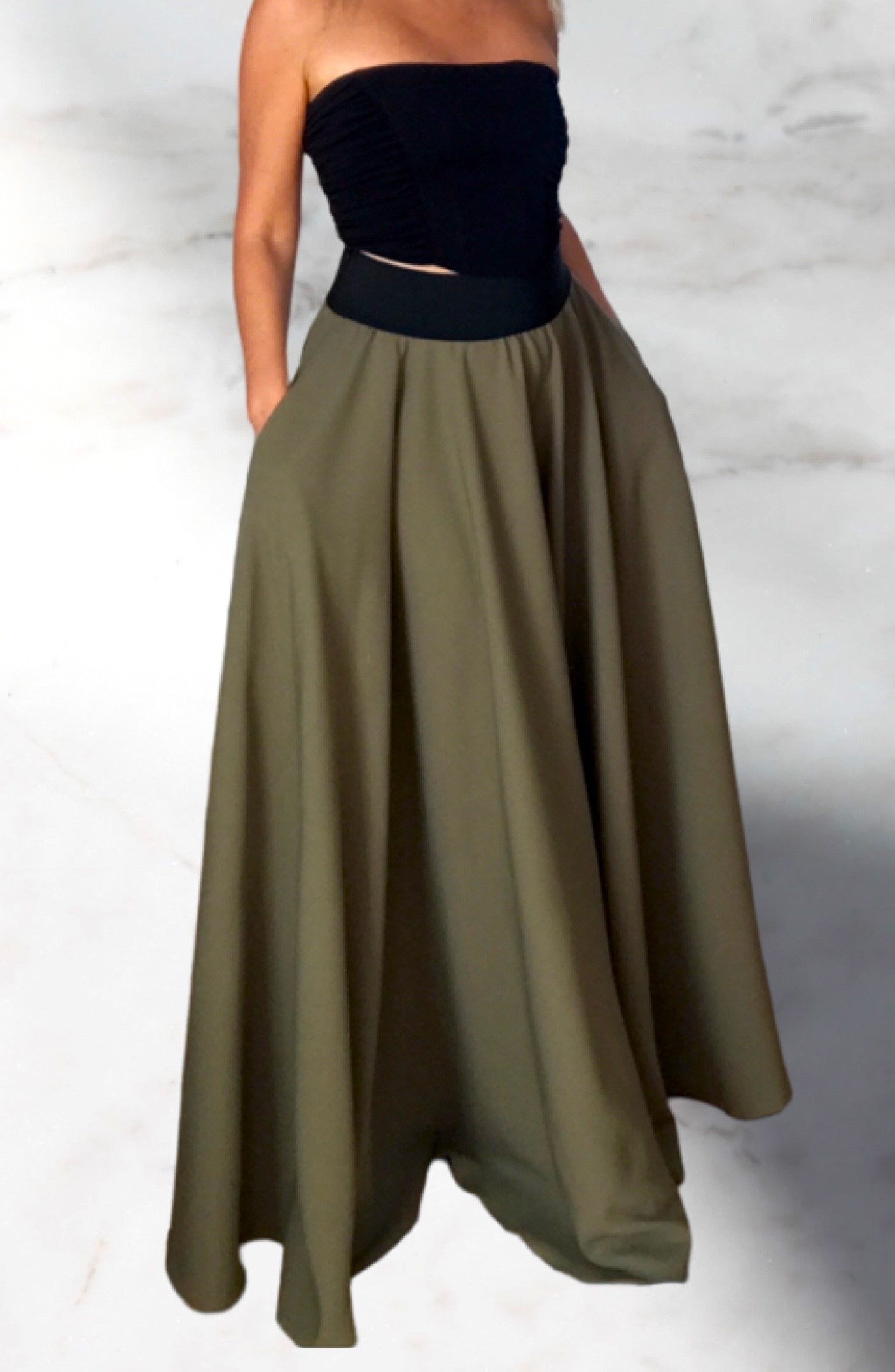 Dlouhá sukně - maxi sukně BOROS SK-L-KHA01